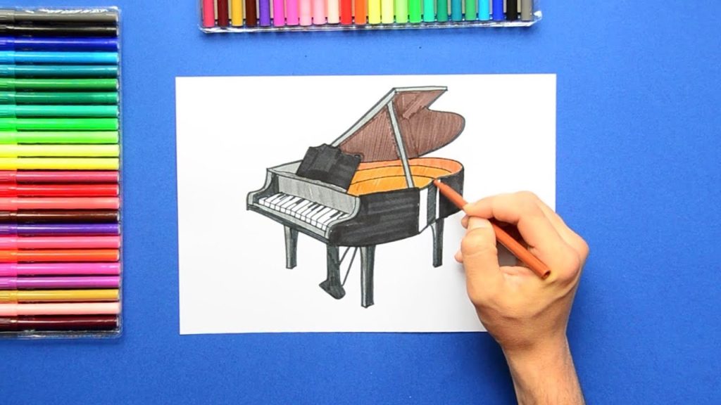 Рисунки на клавиатуре красками