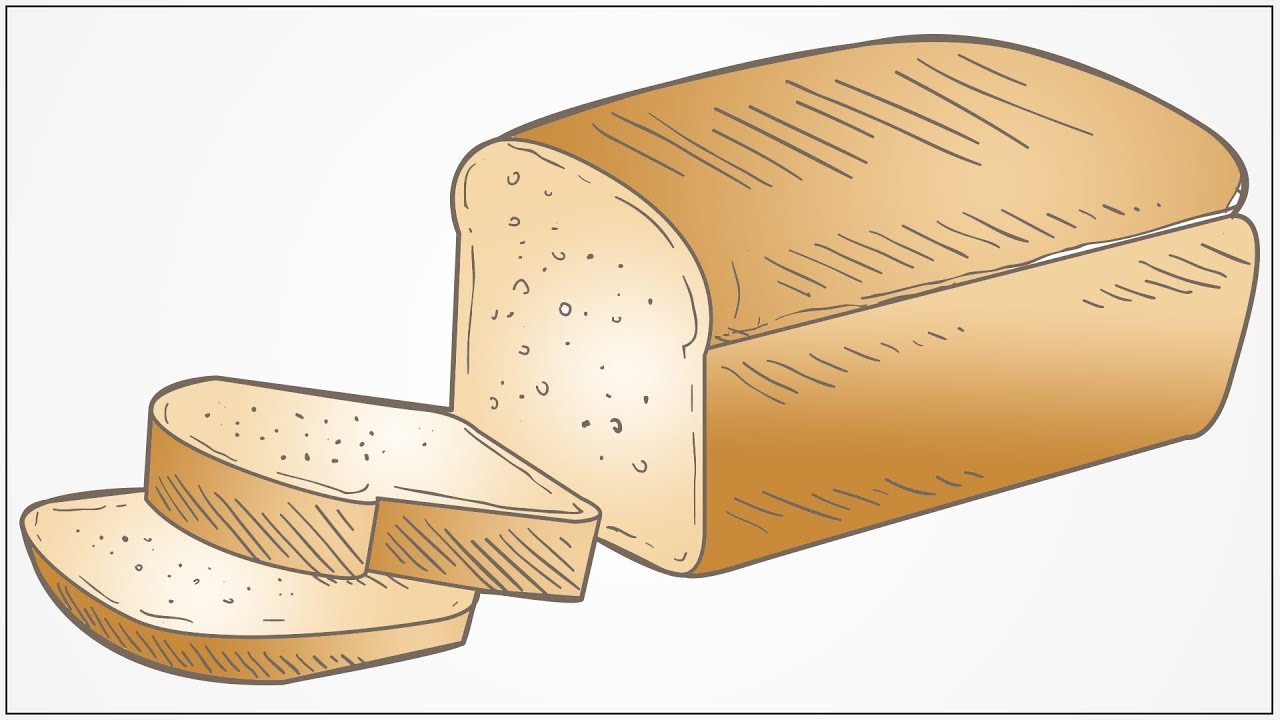 Уроки живописи — Как нарисовать хлеб карандашом поэтапно