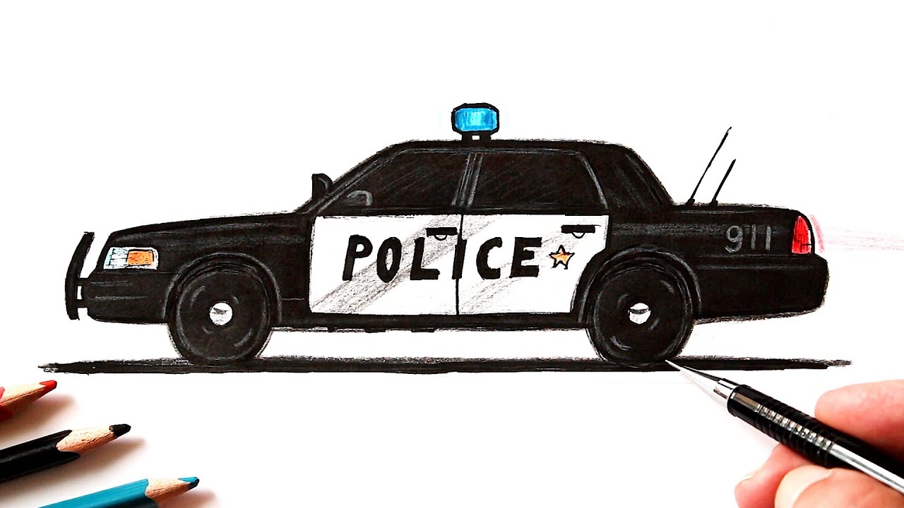 Картинки полиции для срисовки (25 фото)