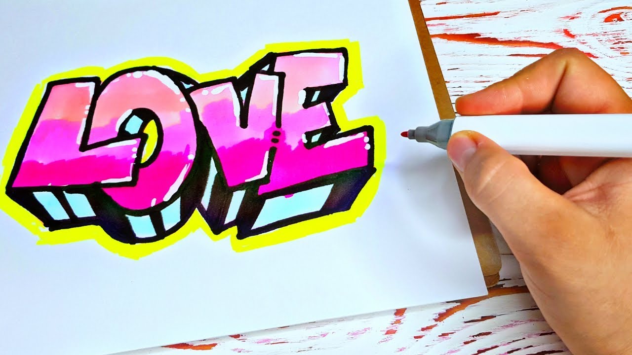 Как научиться рисовать буквы