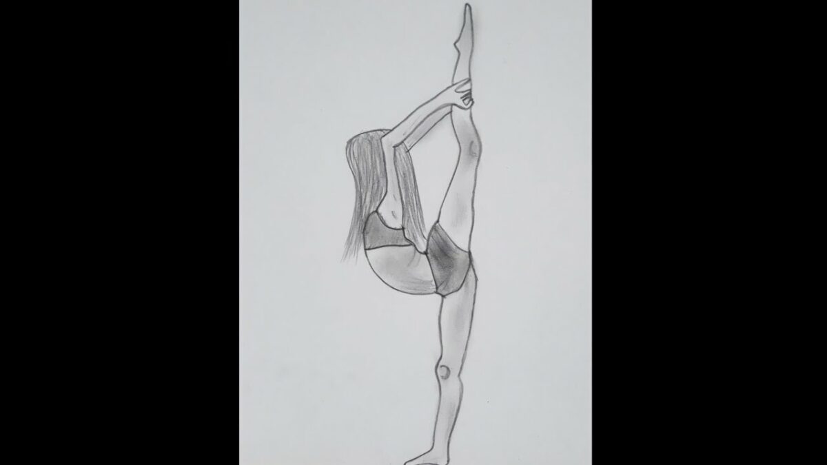Рисунки гимнасток карандашом для срисовки