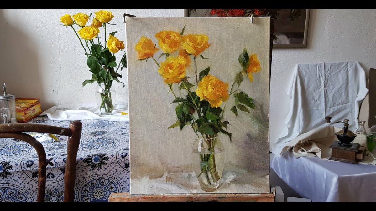 как нарисовать вазу с цветами - Ravlyk